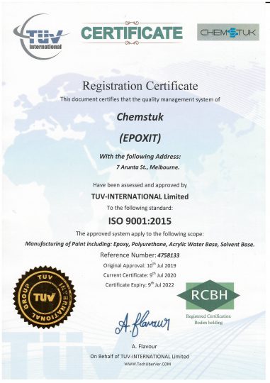chemstuk-ISO9001-2015